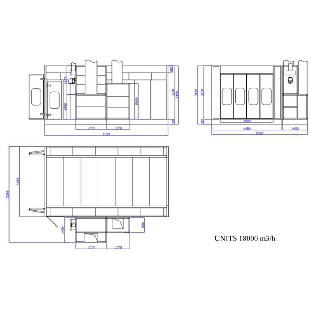 Окрасочно-сушильная камера ColorTech CT-7000 Окрасочно-сушильная камера ColorTech CT-7000