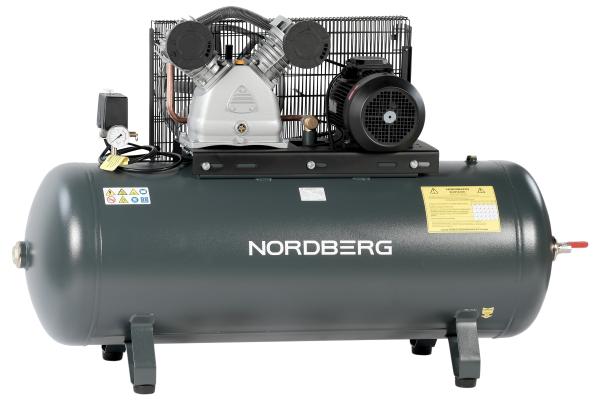 Компрессор поршневой с ременной передачей 380 В, ресивер 270 л, 880 л/мин NCP300/880