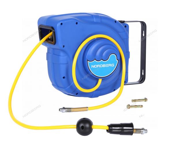 Шланг воздушный на катушке ПУ Ø 8x12 мм, 25+1 м, 26 м 2125-08