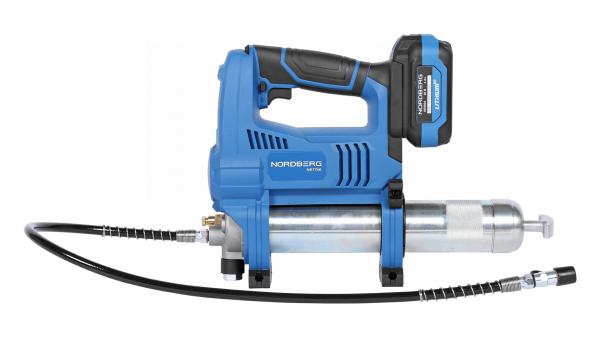 Шприц аккумуляторный для густой смазки, 420 мл NE774K