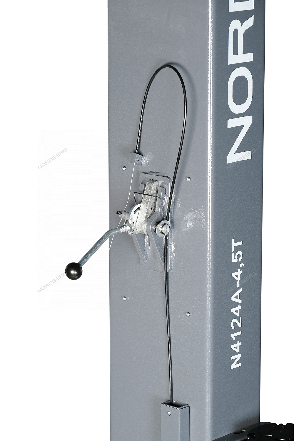Подъемник 380V 2х стоечный 4,5т NORDBERG N4124AM-4,5G (серый)