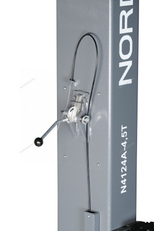 Подъемник 380V 2х стоечный 4,5т NORDBERG N4124AM-4,5G (серый)