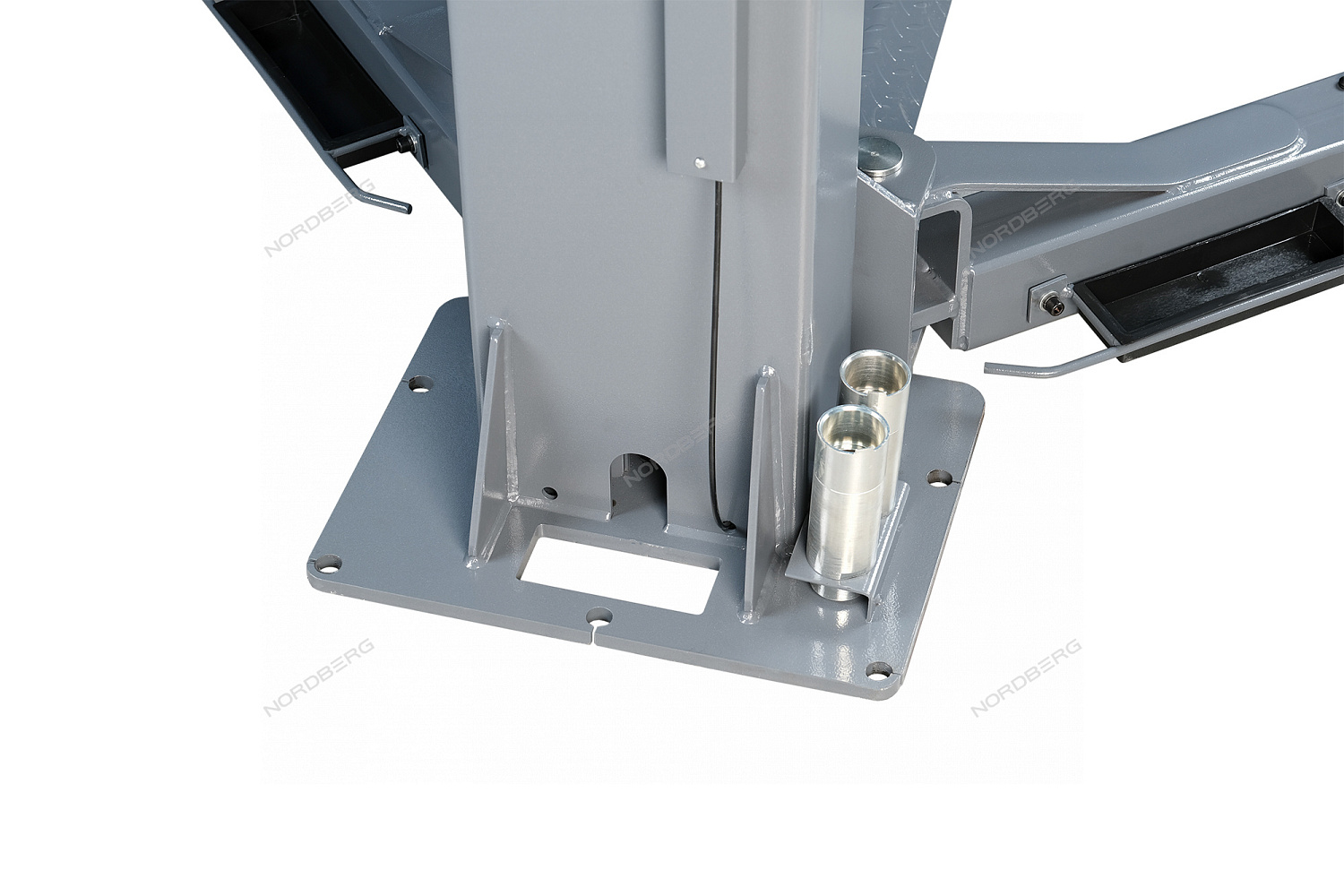 Подъемник 380V 2х стоечный 4,5т NORDBERG N4124AM-4,5G (серый)