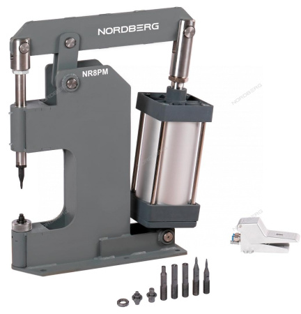 Пневматический станок для заклепки тормозных колодок цилиндр 160 NR8PM