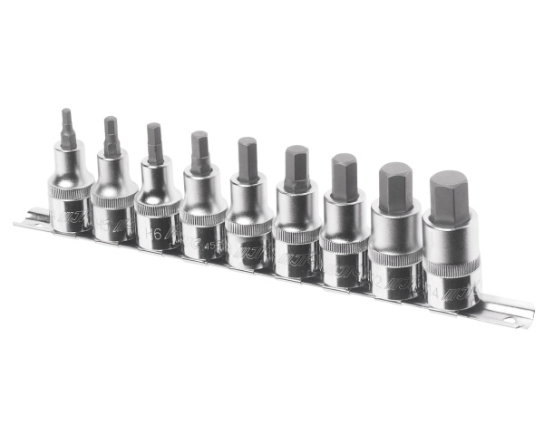 Набор бит-головок 1/2" HEX H4-H14 9 предметов JTC