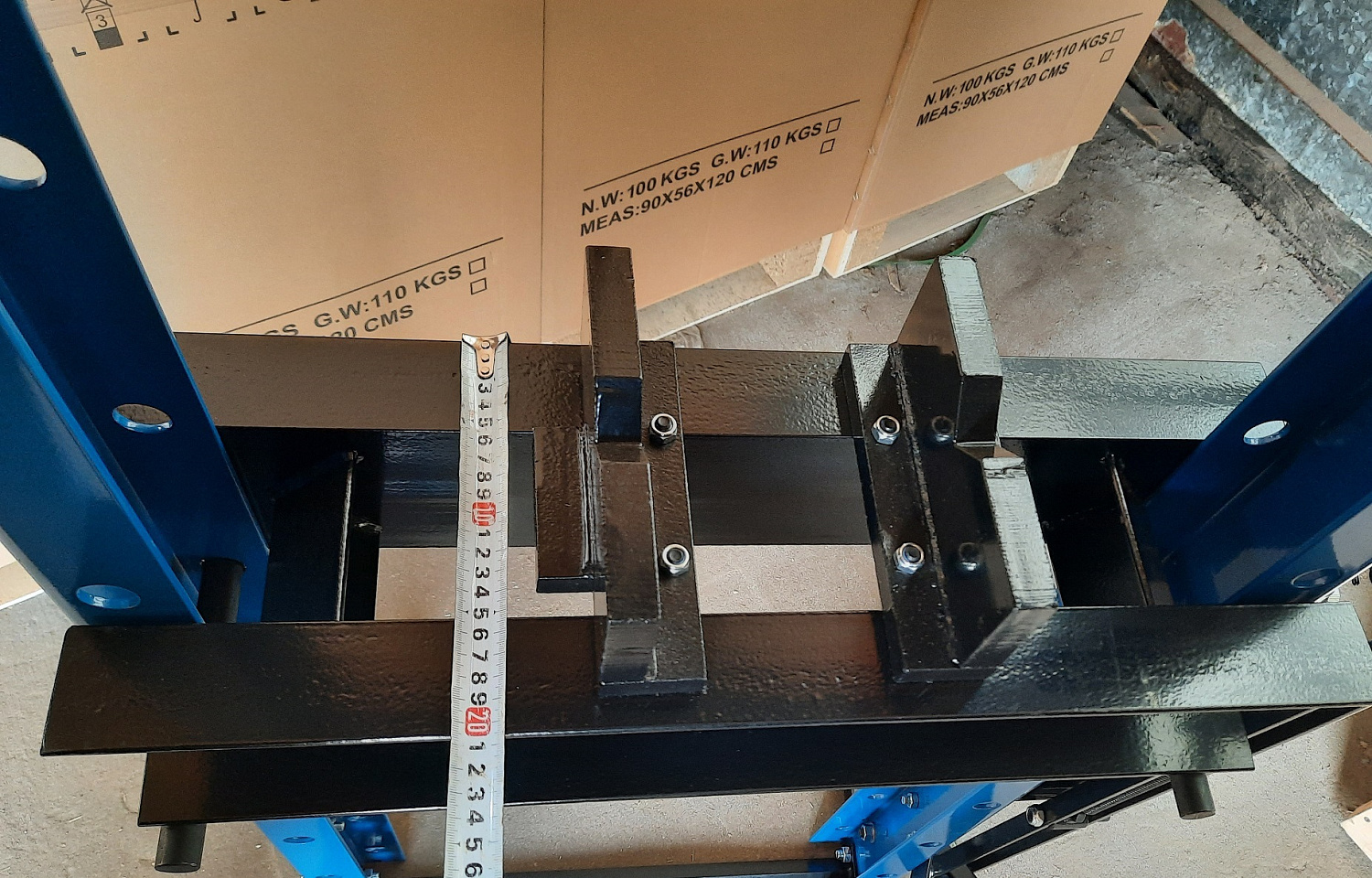 Пресс гидравлический ручной/ножной с подвижным штоком на 20 тонн 0500F-3