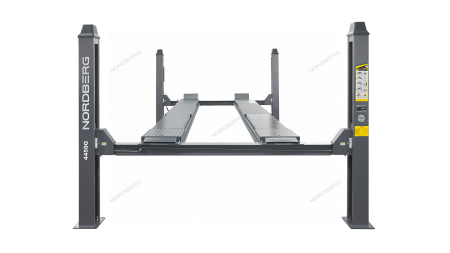 Подъемник четырехстоечный 5 т, c ручной траверсой 3 т N433, для сход-развала, механическое снятие 4450_MG(M)