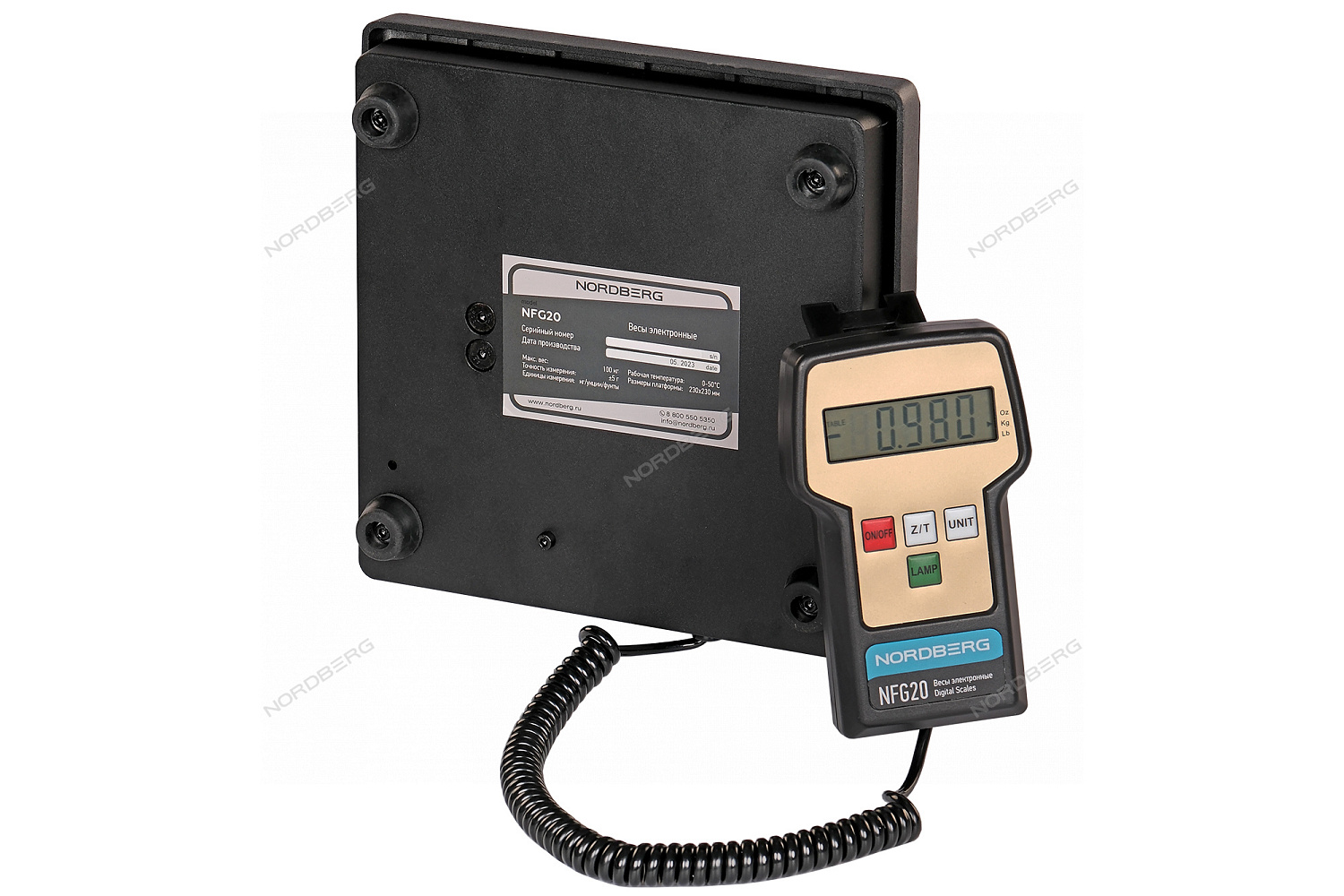 Весы электронные до 100 кг NFG20