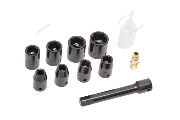 Пневмогайковерт ударный ECO 1/2" в кейсе, 850 Нм NP14085K