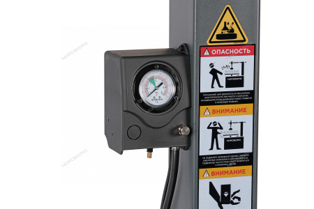 Станок шиномонтажный автомат, двухскоростной, стол с накладками, 380 В, синий 4641ID