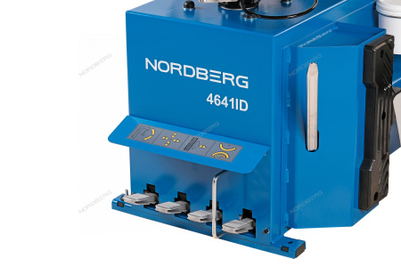 Станок шиномонтажный автомат, двухскоростной, стол с накладками, 380 В, синий 4641ID