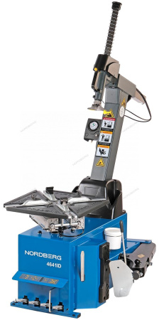 Станок шиномонтажный автомат, двухскоростной, стол с накладками, 380 В, синий 4641ID