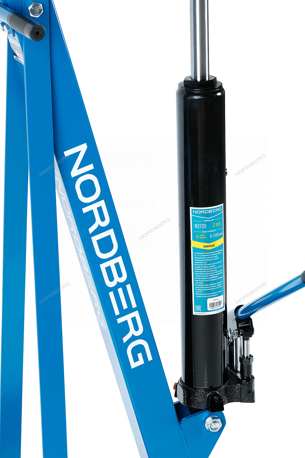 Кран гидравлический складной, г/п 2т N3720