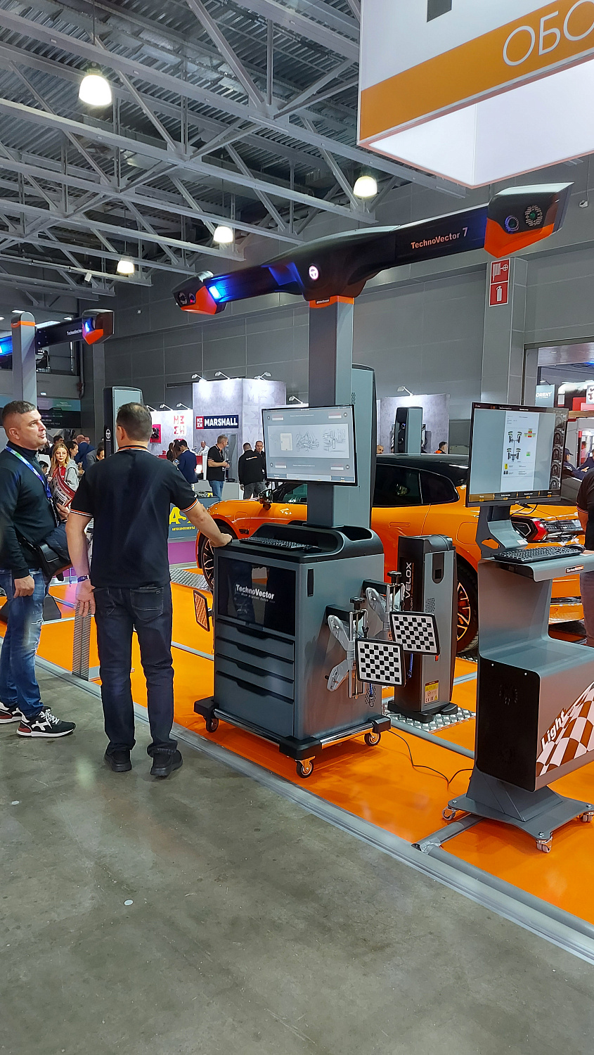 Стенд развал-схождение 3D с 4-мя камерами ТехноВектор 7 P7204 TАS