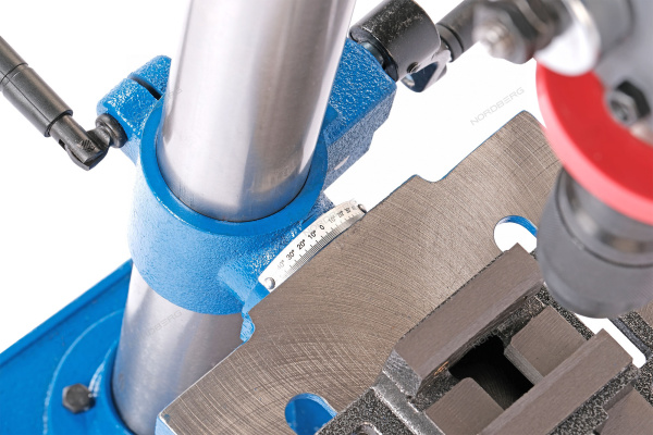 Станок сверлильный с тисками, 450 Вт, 16 мм, 12 скоростей ND1651