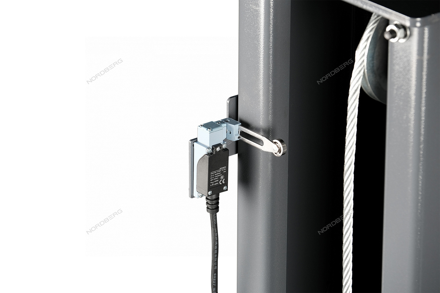 Подъемник 380V 2х стоечный 4,5т NORDBERG N4124AM-4,5G (серый)