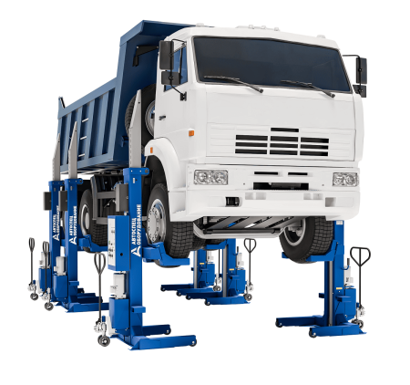 Подкатной автомобильный подъемник электрогидравлический ПГ-45