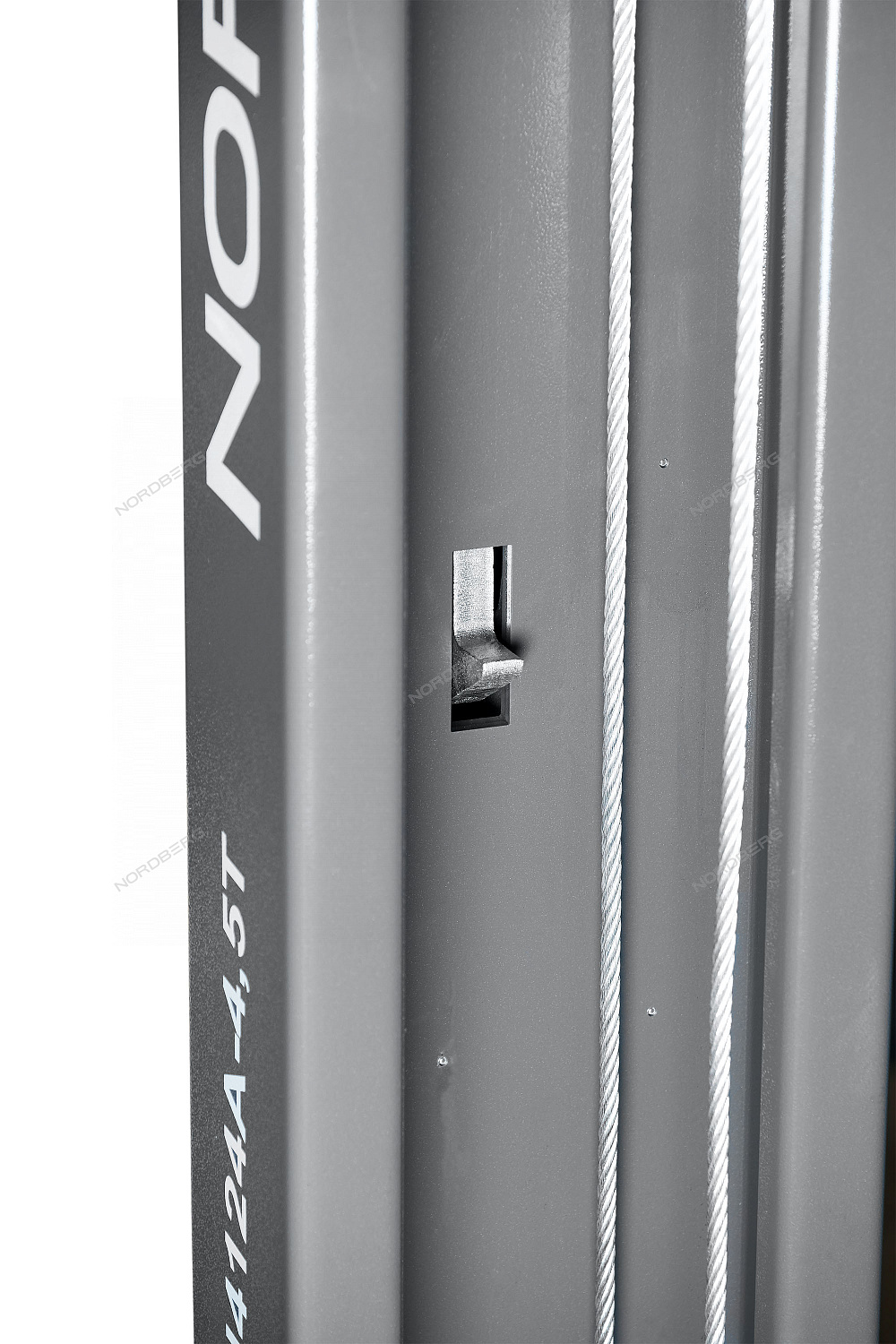 Подъемник 380V 2х стоечный 4,5т NORDBERG N4124AM-4,5G (серый)
