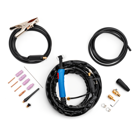 Аппарат аргонодуговой сварки ЕВМ TIG WavePower 200 AC/DC Pulse + Педаль ДУ, 5м +Маска сварщика ф5 Хамелеон