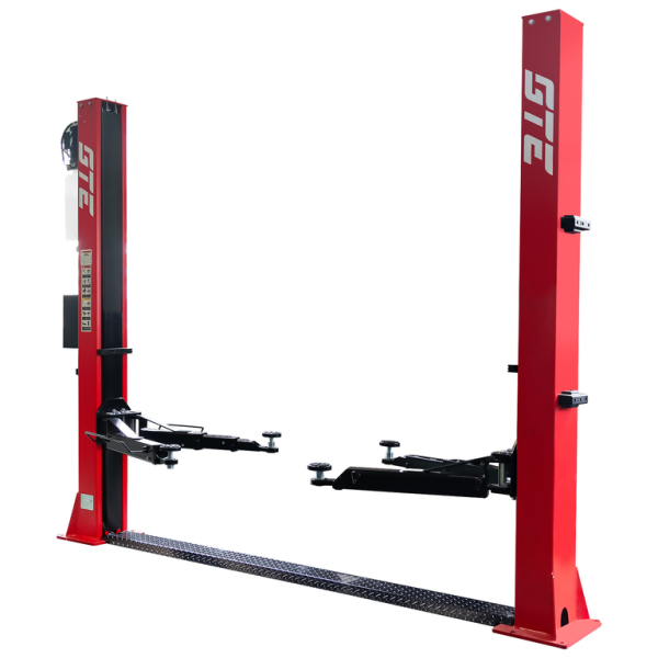 Двухстоечный  подъемник 4т с нижней синхронизацией, 380В (электрический спуск) GTE-H102