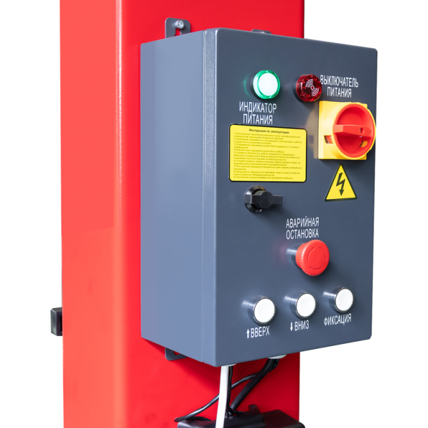 Двухстоечный  подъемник 4т с нижней синхронизацией, 380В (электрический спуск) GTE-H102