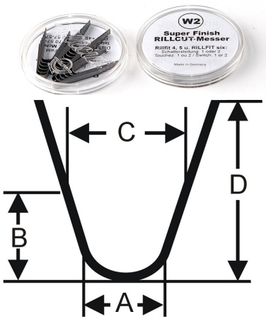 Машинка-регрувер для нарезки протектора легковых покрышек RUFF RILLFIT S125B
