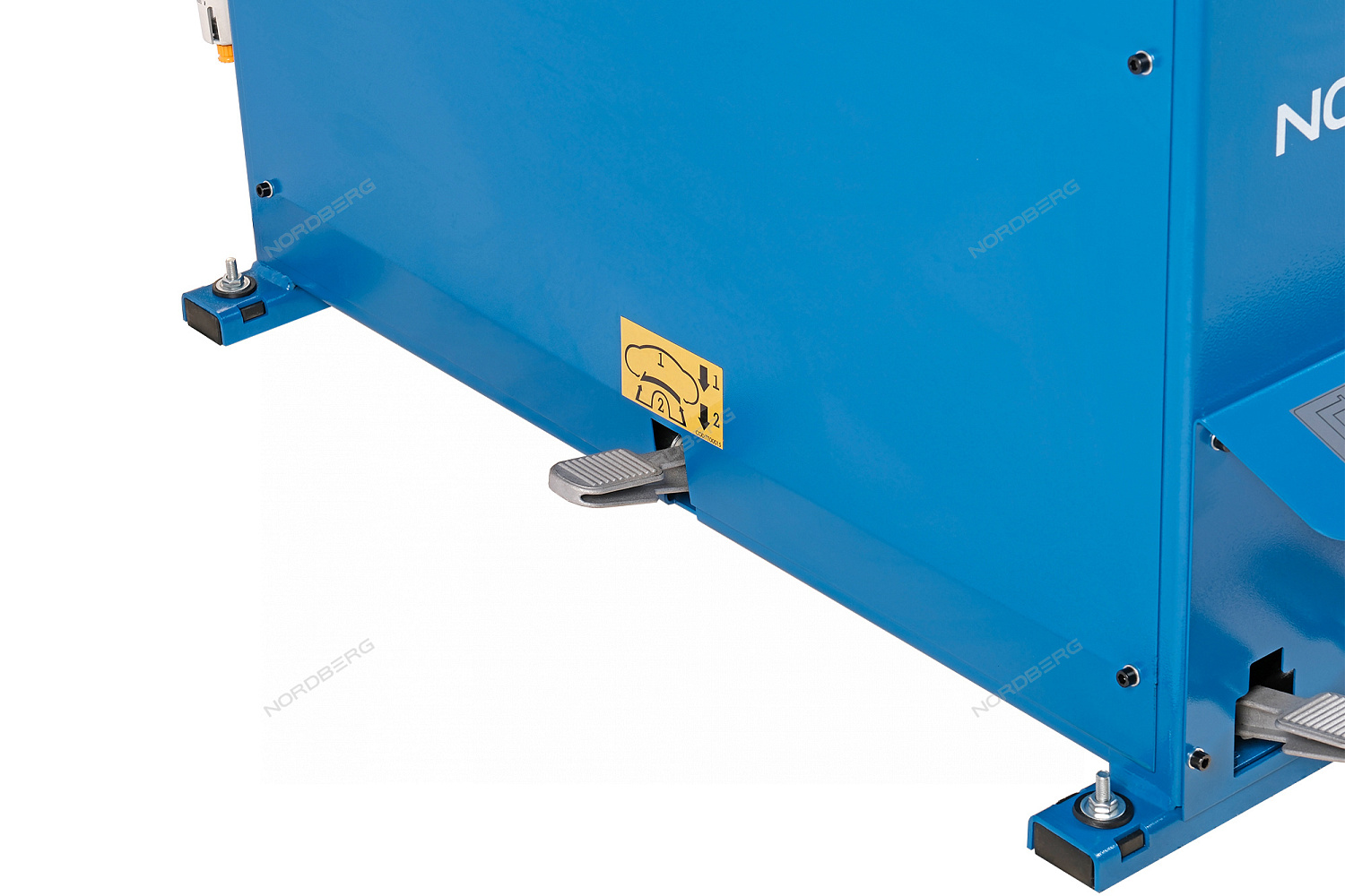 Станок шиномонтажный автомат, двухскоростной, стол с накладками, 380 В, синий 4641ID