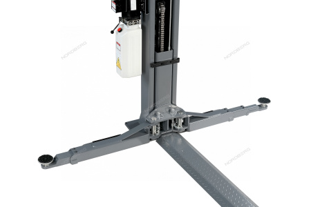 Подъемник 380V 2х стоечный 4,5т NORDBERG N4124AM-4,5G (серый)