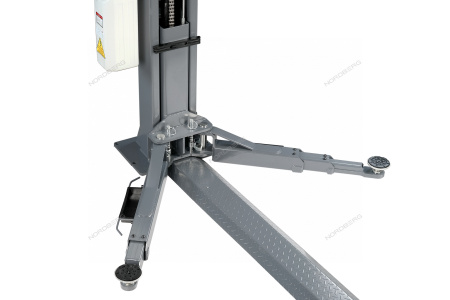 Подъемник 380V 2х стоечный 4,5т NORDBERG N4124AM-4,5G (серый)