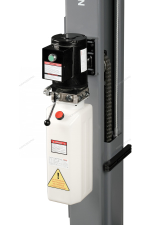 Подъемник 380V 2х стоечный 4,5т NORDBERG N4124AM-4,5G (серый)