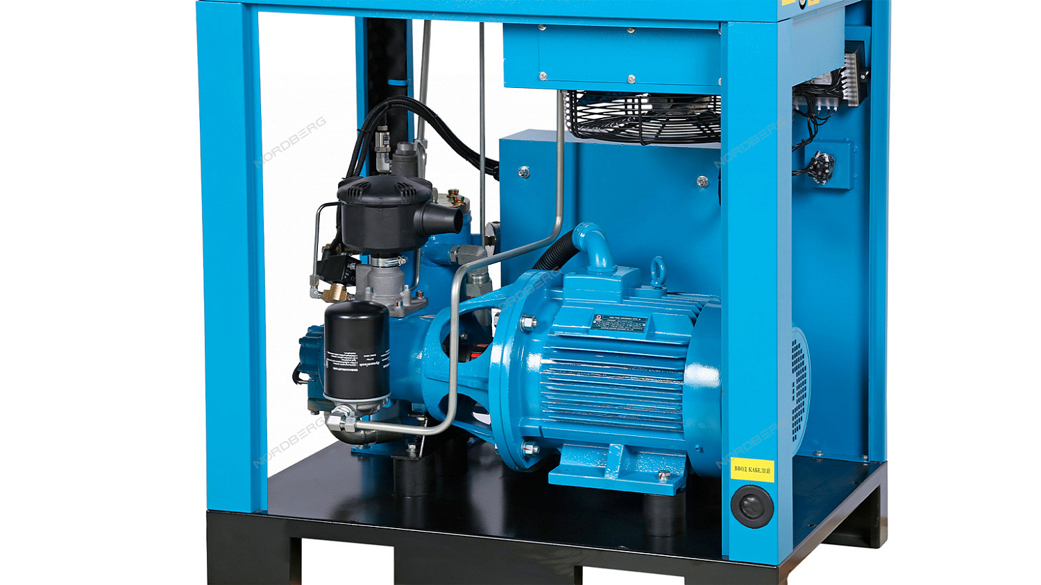 Компрессор винтовой, 7,5 кВт, 10 бар, 900 л/мин, IP55, без ресивера NCC10