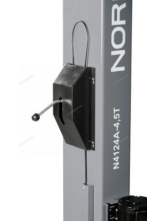 Подъемник 380V 2х стоечный 4,5т NORDBERG N4124AM-4,5G (серый)