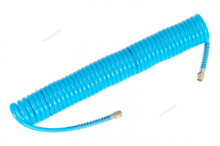 Шланг воздушный спиральный полиуретановый диам. 6х8мм, 6 м HS0606PU
