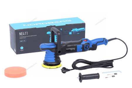 Полировальная машинка орбитальная, диск 125 мм, 2000-4800 об/мин NE411-125
