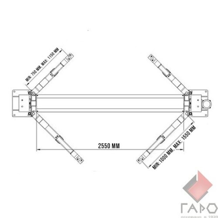 Двухстоечный подъемник System4you ST4