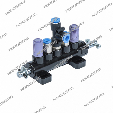 Клапан педального узла (A) (с тройником), NORDBERG 4638 CT-D-1110000