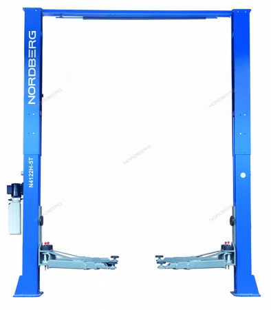 Подъемник 380V 2х стоечный 5т с верхней синхронизацией N4122H1M-5 (серый/синий)