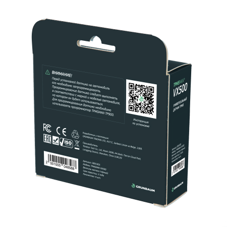 Датчик давления в шинах TPMSMAN VX500 (черный, металл)