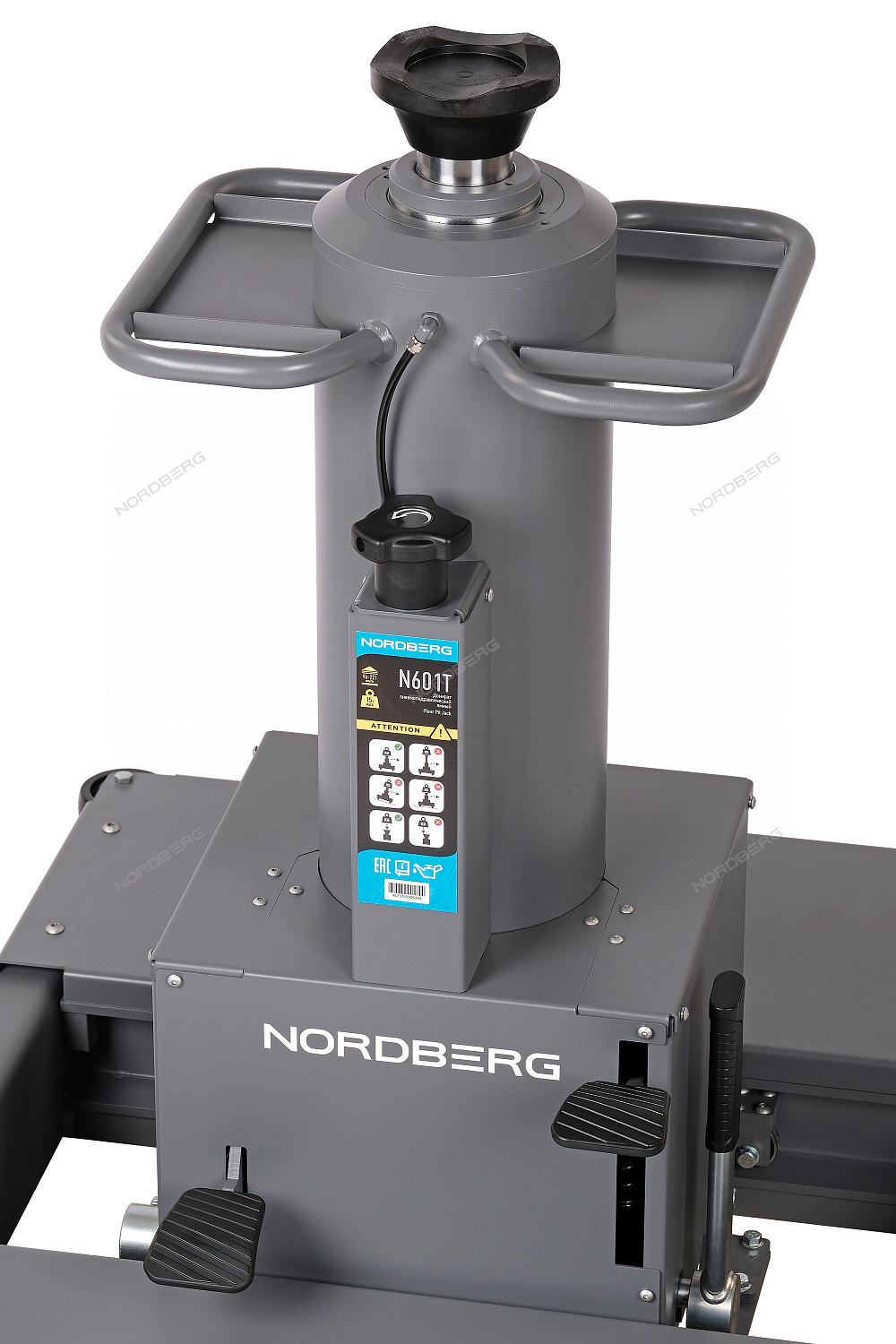 Домкрат пневмогидравлический ямный (канавный подъемник), 15 т N601T