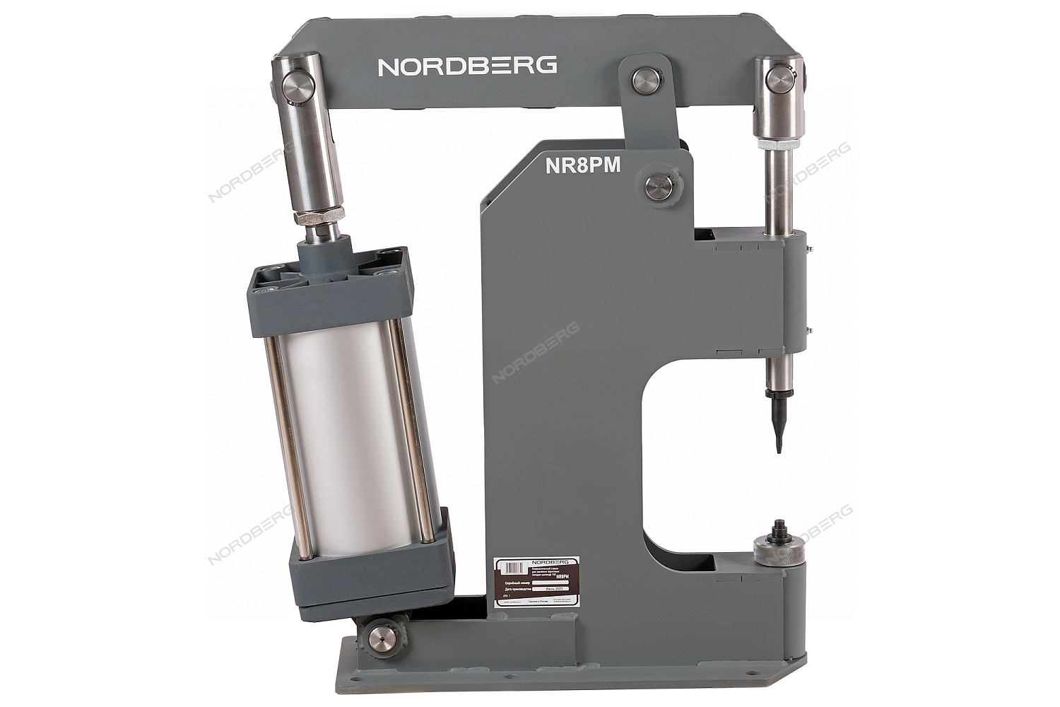 Пневматический станок для заклепки тормозных колодок цилиндр 160 NR8PM