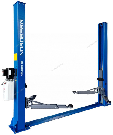 Подъемник 2х стоечный 4т со снятием стопоров с одной колонны N4120BM-4B