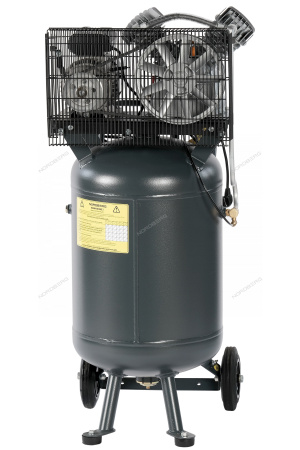 Компрессор вертикальный поршневой с ременной передачей 220В, ресив. 100л, 420л/мин NCPV100/420A