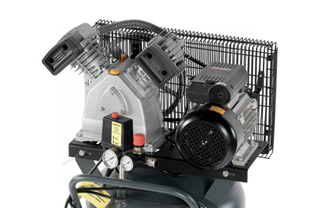 Компрессор вертикальный поршневой с ременной передачей 220В, ресив. 100л, 420л/мин NCPV100/420A