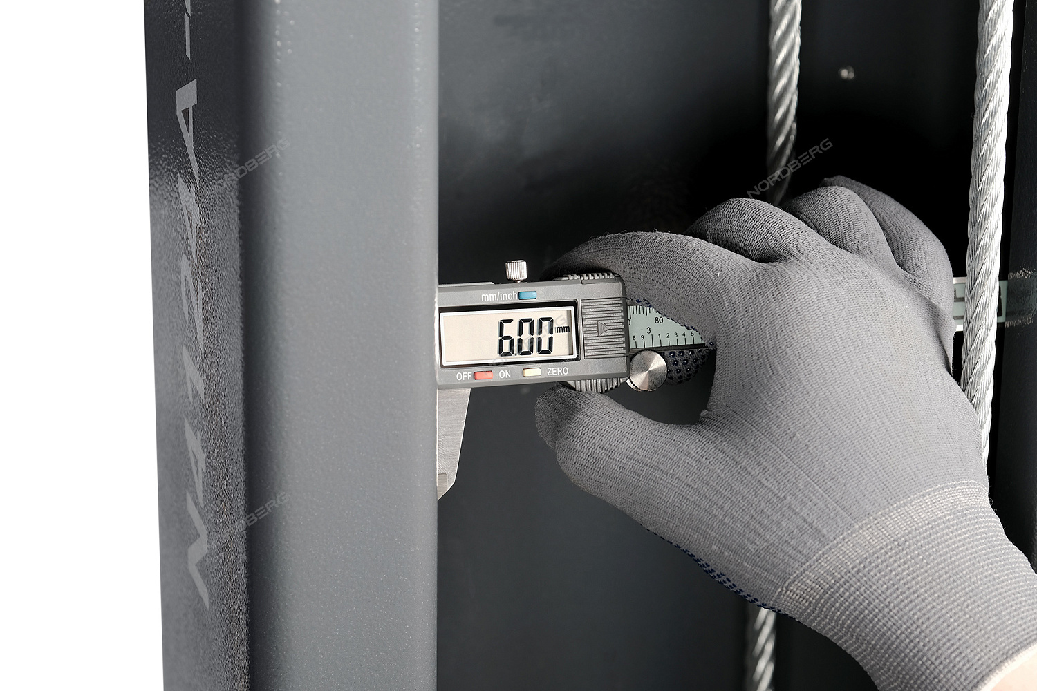 Подъемник 380V 2х стоечный 4,5т NORDBERG N4124AM-4,5G (серый)