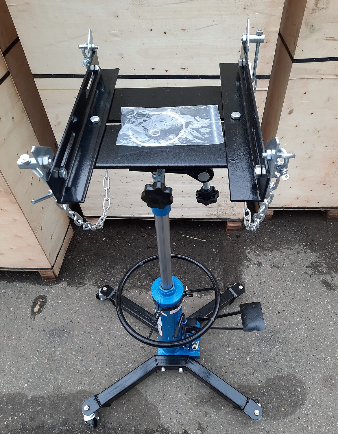 Стойка двухступенчатая гидравлическая на 600 кг 0101D