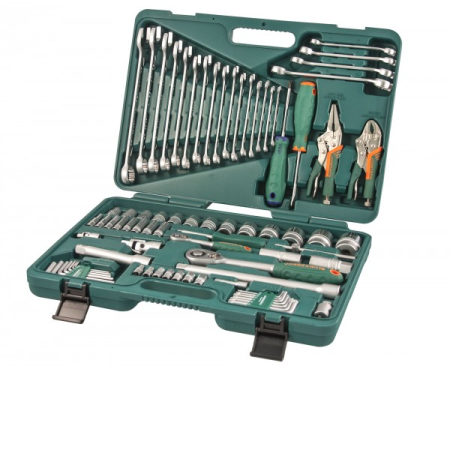 Набор инструмента универсальный 1/4", 1/2"DR, 78 предметов