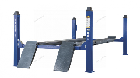 Подъемник четырехстоечный 5 т, без траверсы, для сход-развала, электростопоры, 4450J_E