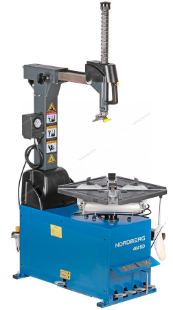 Станок шиномонтажный автомат, двухскоростной, стол с накладками, 380 В, синий 4641ID