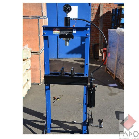 Пресс гидравлический ручной/ножной с подвижным штоком на 20 тонн 0500F-3