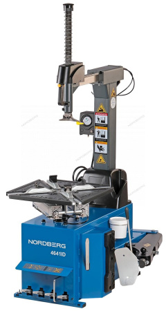 Станок шиномонтажный автомат, двухскоростной, стол с накладками, 380 В, синий 4641ID